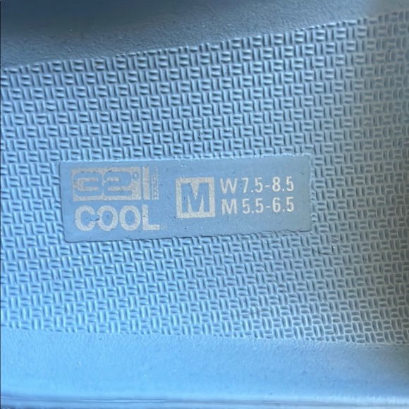 Light Blue Slide Sandals - Picture 2 of 4